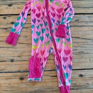 Little Sleepies Pink/Heart Pajamas
